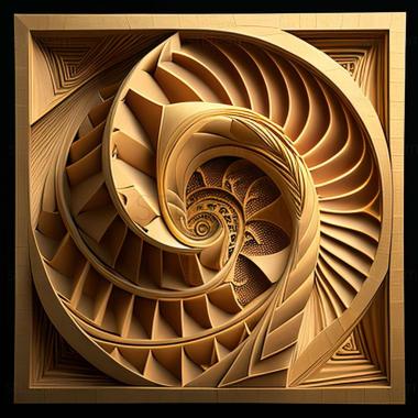 3D model golden ratio (STL)